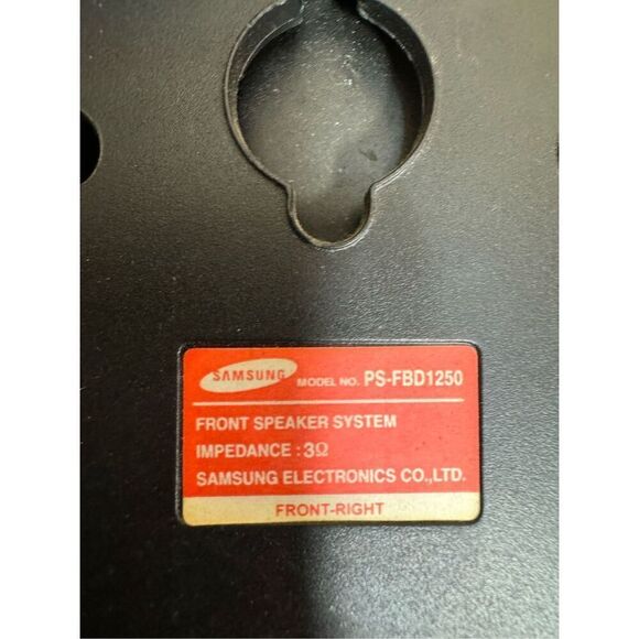 SET OF 5 Samsung Surround Sound HOME THEATER Speakers PS-RBD1250 FBD1250 CBD1250 - Picture 7 of 16